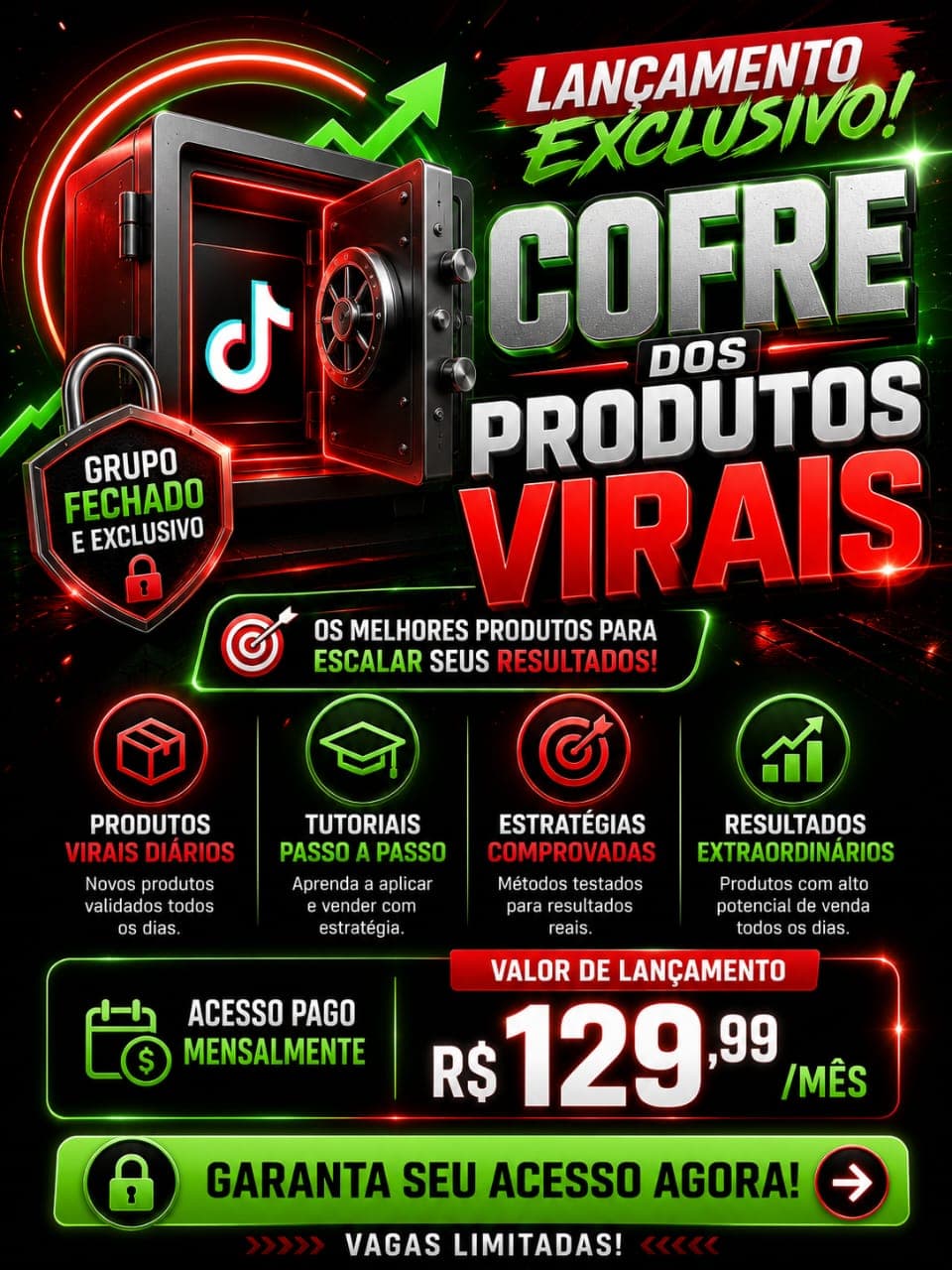 Apresentação do Cofre dos Produtos Virais